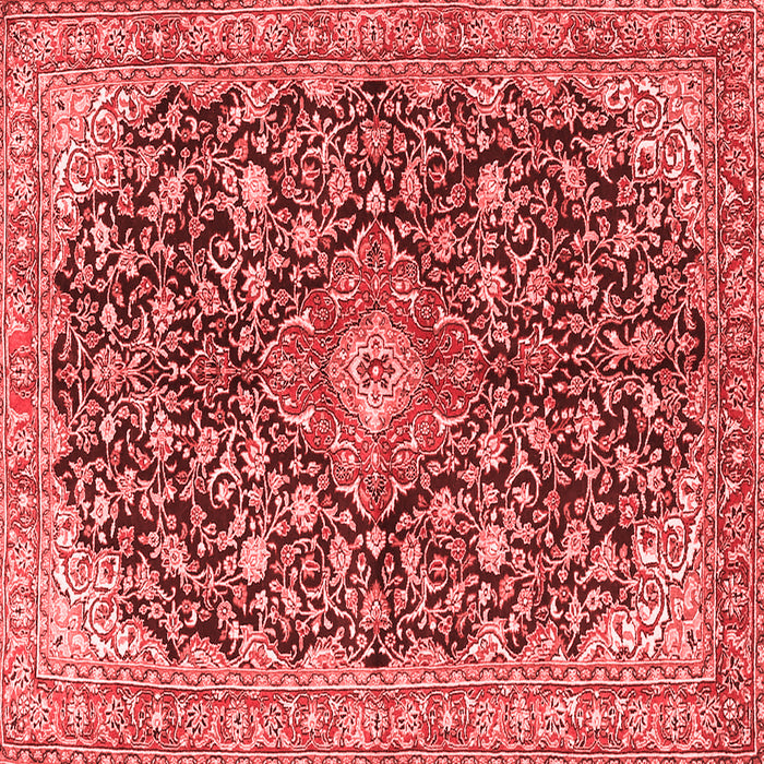 Medallion Red Traditional Rug, tr4460red