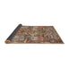 Sideview of Traditional Sienna Brown Persian Rug, tr4461