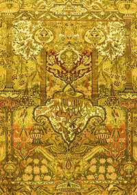 Persian Yellow Traditional Rug, tr4461yw