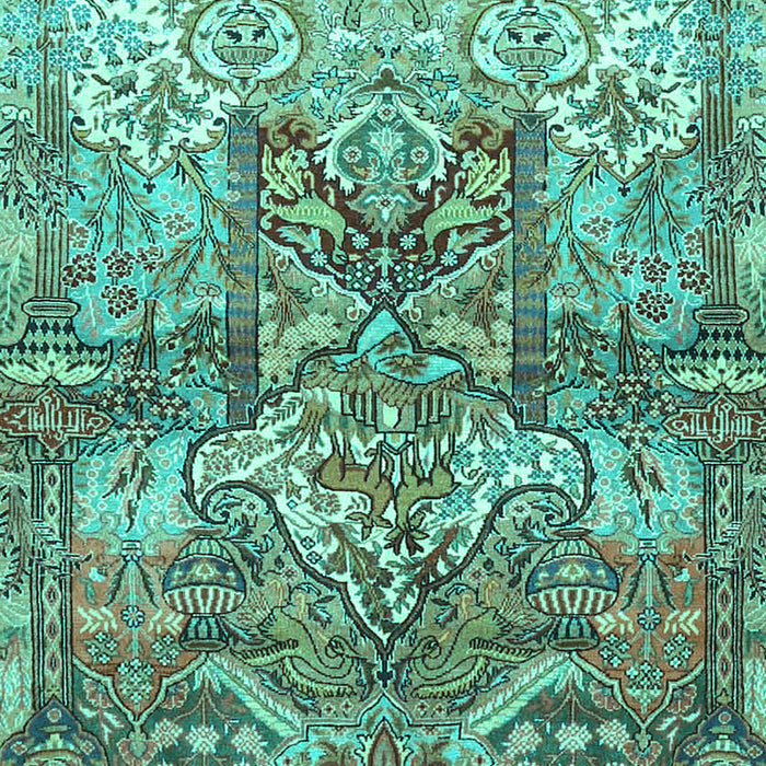 Persian Turquoise Traditional Rug, tr4461turq