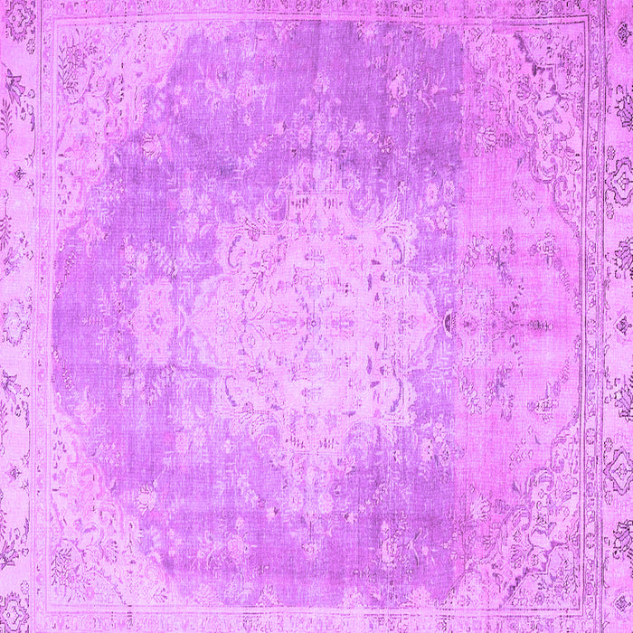 Square Persian Purple Traditional Rug, tr4462pur