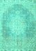 Persian Turquoise Traditional Rug, tr4462turq