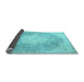 Sideview of Persian Light Blue Traditional Rug, tr4462lblu