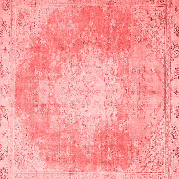 Machine Washable Persian Red Traditional Rug, wshtr4462red