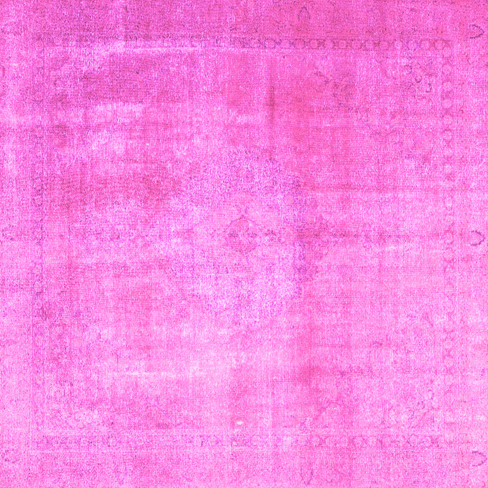 Square Persian Pink Traditional Rug, tr4464pnk