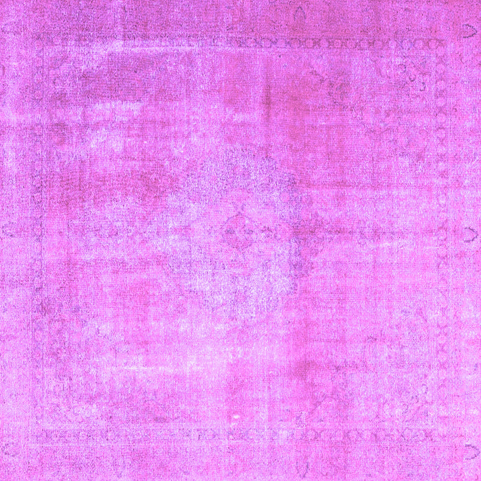 Square Persian Purple Traditional Rug, tr4464pur