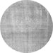 Square Persian Gray Traditional Rug, tr4464gry