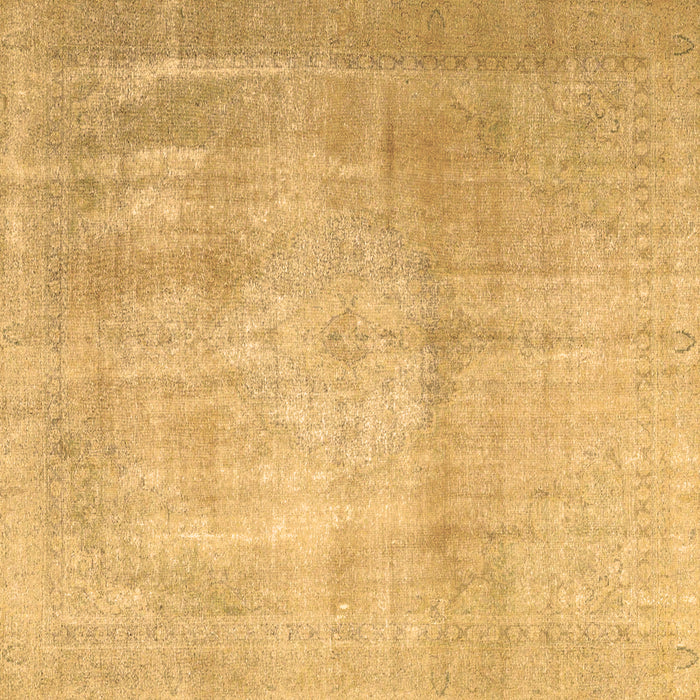 Square Persian Brown Traditional Rug, tr4464brn
