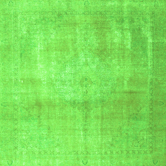 Serging Thickness of Persian Green Traditional Rug, tr4464grn