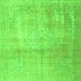 Serging Thickness of Persian Green Traditional Rug, tr4464grn