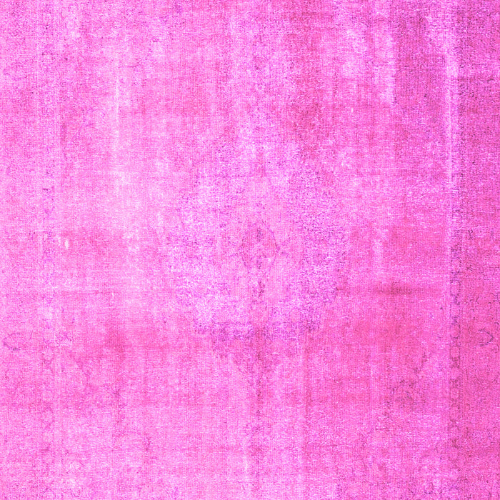 Machine Washable Persian Pink Traditional Rug, wshtr4464pnk