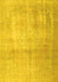 Machine Washable Persian Yellow Traditional Rug, wshtr4464yw