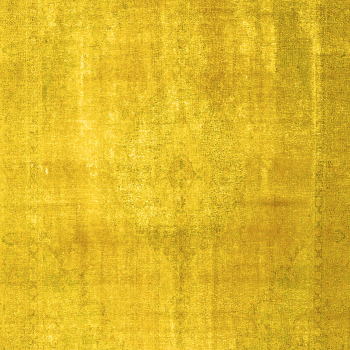 Machine Washable Persian Yellow Traditional Rug, wshtr4464yw