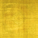 Square Persian Yellow Traditional Rug, tr4464yw