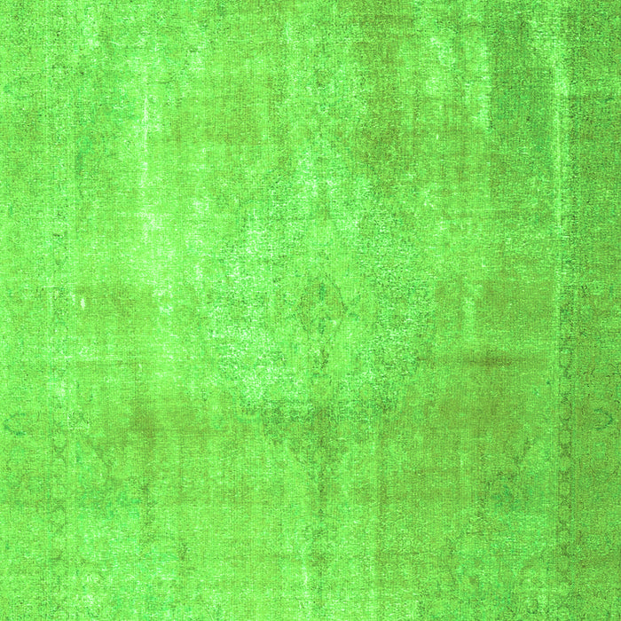 Serging Thickness of Machine Washable Persian Green Traditional Area Rugs, wshtr4464grn