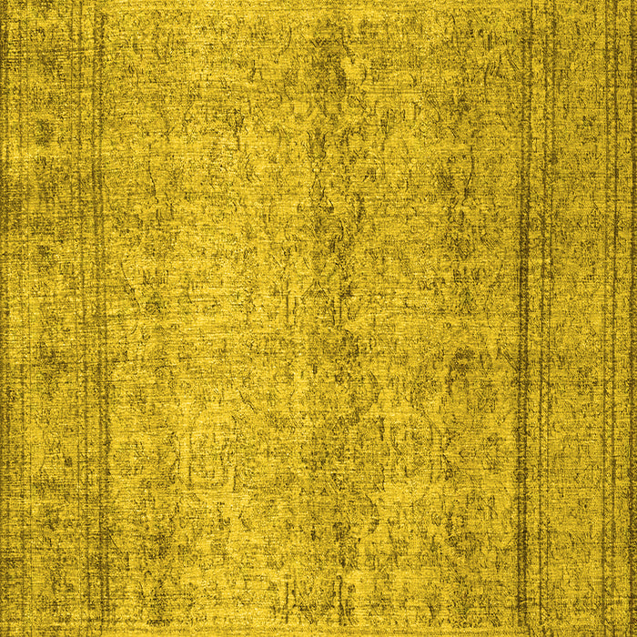 Machine Washable Persian Yellow Traditional Rug, wshtr4465yw