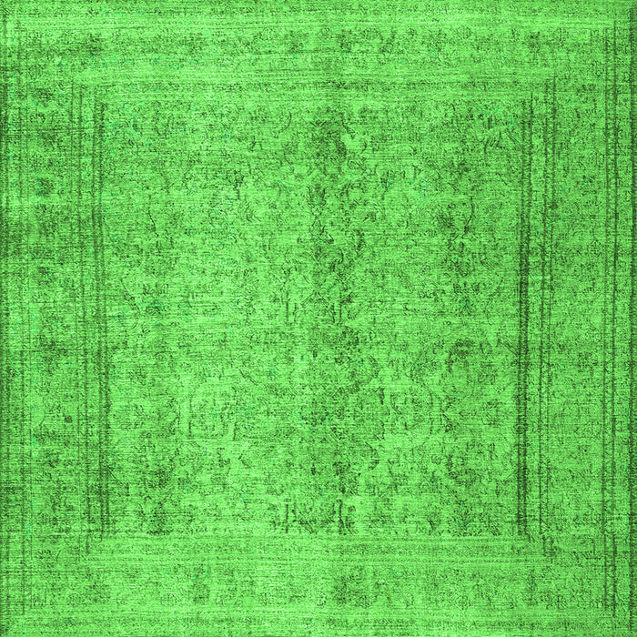 Serging Thickness of Persian Green Traditional Rug, tr4465grn
