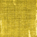 Square Persian Yellow Traditional Rug, tr4466yw