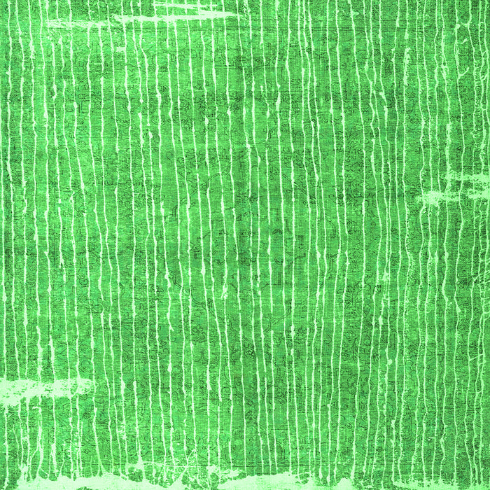 Round Machine Washable Persian Green Traditional Area Rugs, wshtr4466grn