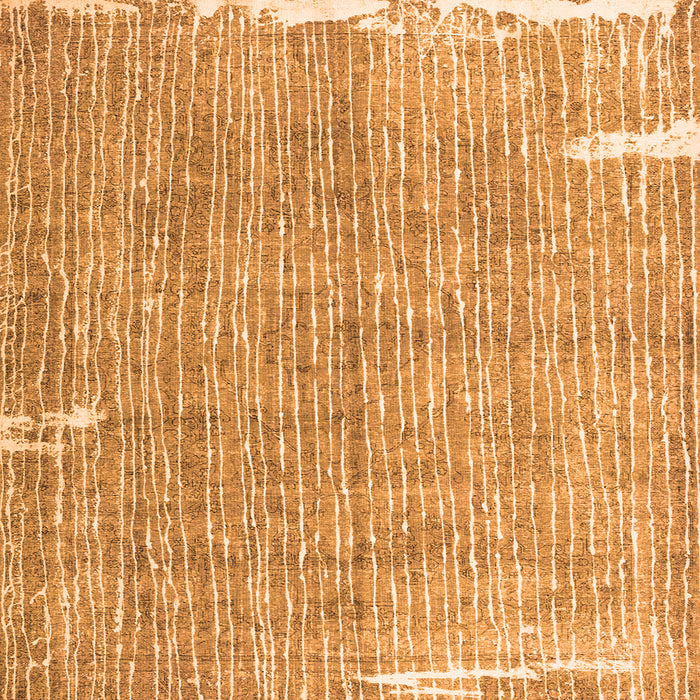 Serging Thickness of Persian Orange Traditional Rug, tr4466org