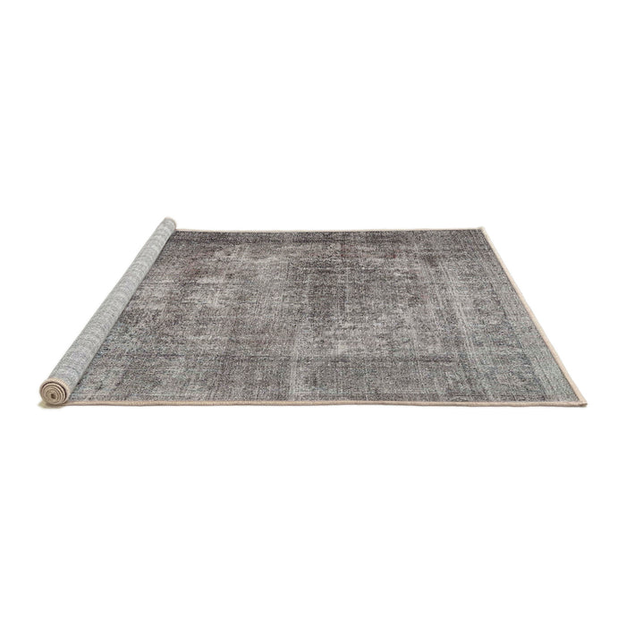 Sideview of Machine Washable Traditional Sandstone Brown Rug, wshtr4467