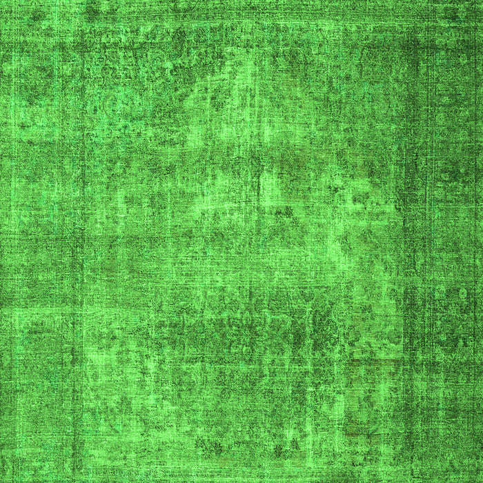 Serging Thickness of Machine Washable Persian Green Traditional Area Rugs, wshtr4467grn