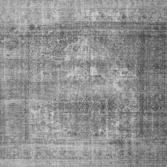 Serging Thickness of Persian Gray Traditional Rug, tr4467gry