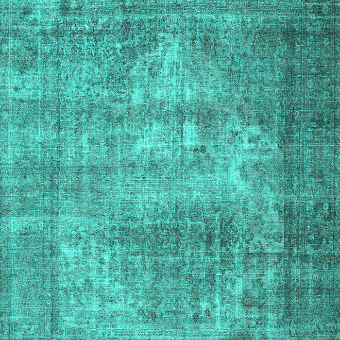Machine Washable Persian Turquoise Traditional Area Rugs, wshtr4467turq