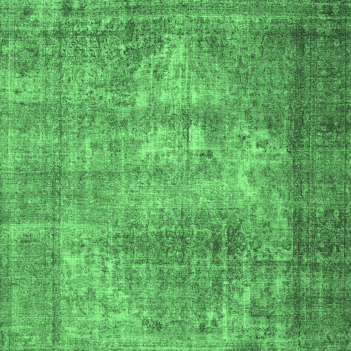 Machine Washable Persian Emerald Green Traditional Area Rugs, wshtr4467emgrn