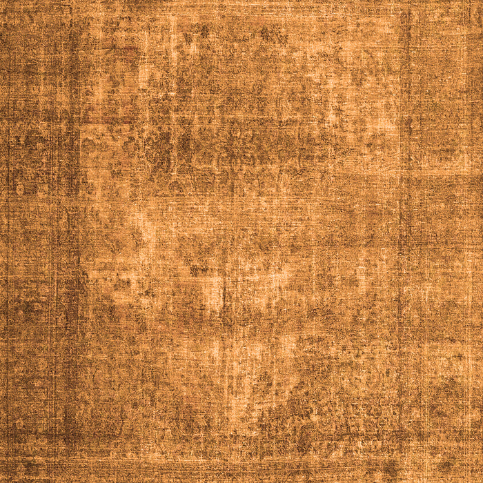 Serging Thickness of Machine Washable Persian Orange Traditional Area Rugs, wshtr4467org