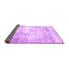 Sideview of Persian Purple Traditional Rug, tr4468pur