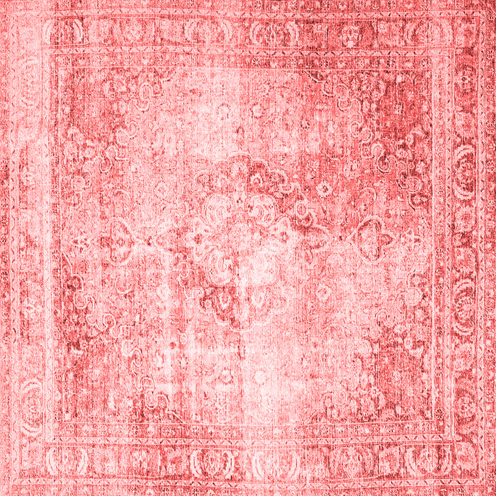 Machine Washable Persian Red Traditional Rug, wshtr4468red