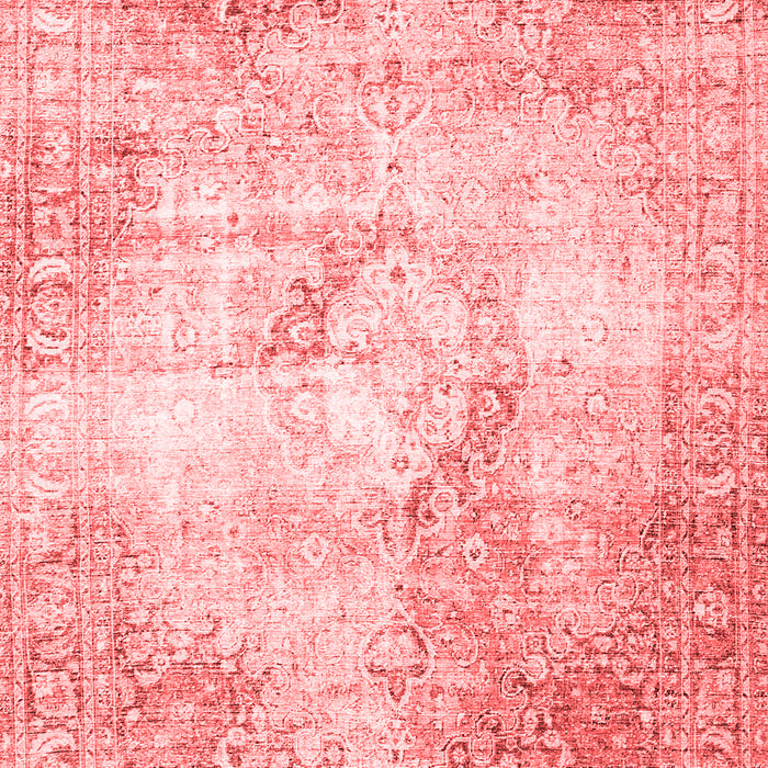 Machine Washable Persian Red Traditional Rug, wshtr4468red