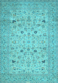 Persian Light Blue Traditional Rug, tr446lblu