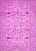 Persian Pink Traditional Rug, tr446pnk