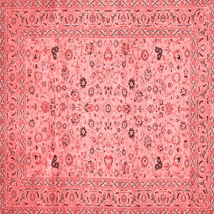 Machine Washable Persian Red Traditional Rug, wshtr446red