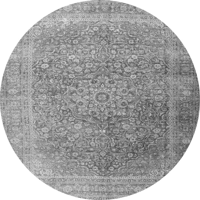 Square Persian Gray Traditional Rug, tr4470gry