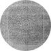 Square Persian Gray Traditional Rug, tr4470gry