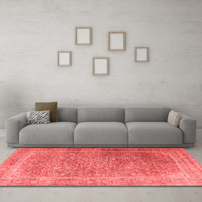 Traditional Red Washable Rugs