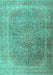 Persian Turquoise Traditional Rug, tr4470turq
