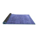 Sideview of Persian Blue Traditional Rug, tr4470blu