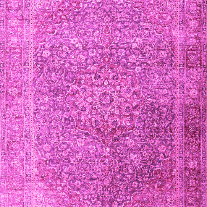 Machine Washable Persian Pink Traditional Rug, wshtr4470pnk
