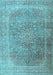 Persian Light Blue Traditional Rug, tr4470lblu