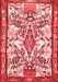 Medallion Red Traditional Area Rugs