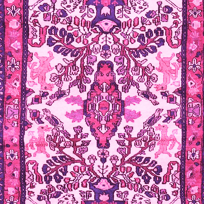 Medallion Pink Traditional Rug, tr4471pnk