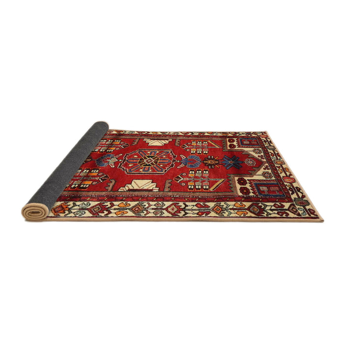 Sideview of Traditional Red Persian Rug, tr4472