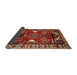 Sideview of Traditional Red Persian Rug, tr4472