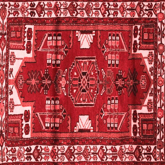 Machine Washable Persian Red Traditional Rug, wshtr4472red