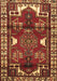 Machine Washable Persian Brown Traditional Rug, wshtr4472brn