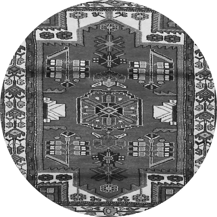 Machine Washable Persian Gray Traditional Rug, wshtr4472gry
